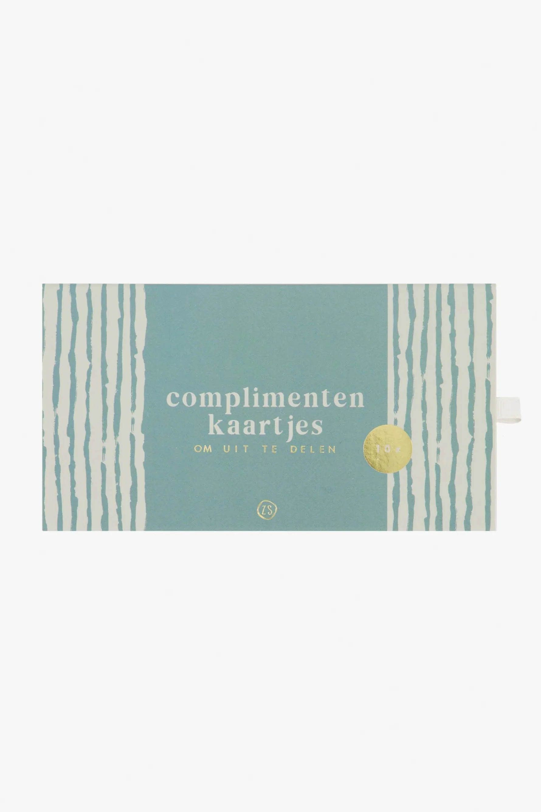 zusss 10 complimentenkaartjes in doosje multicolor