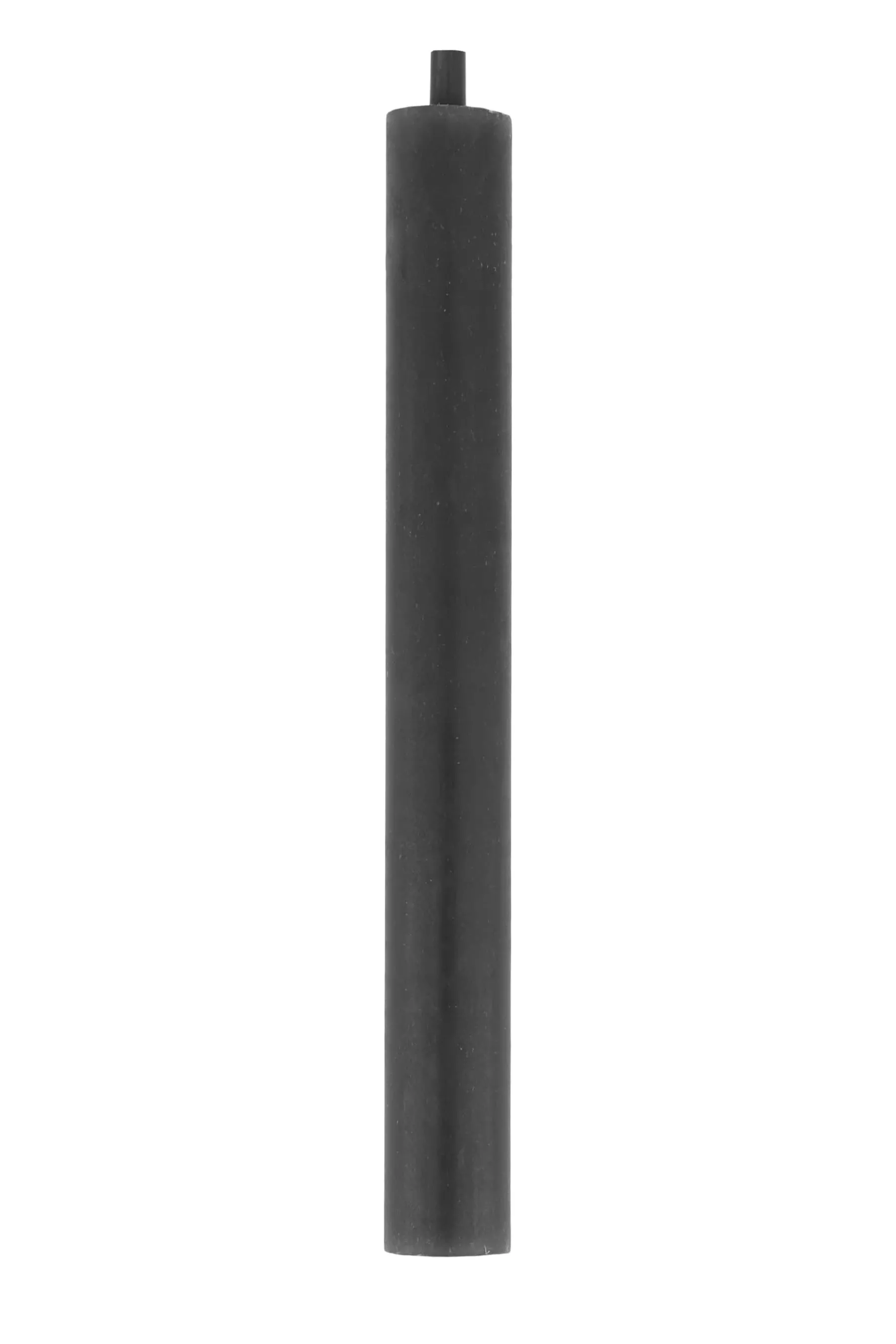 zusss 4 rustieke kaarsen 20cm zwart
