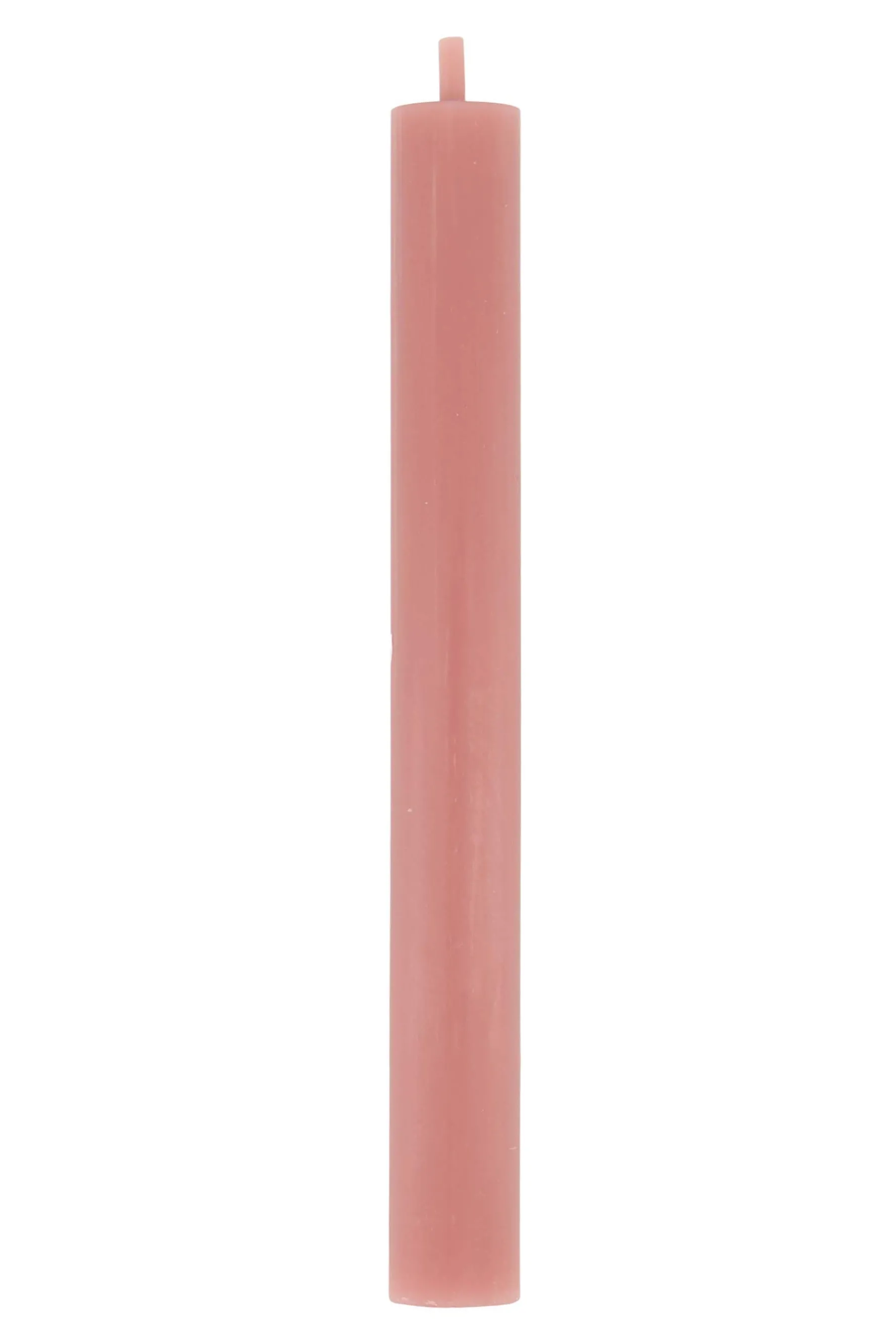 zusss 4 rustieke kaarsen 20cm kleur roze rood