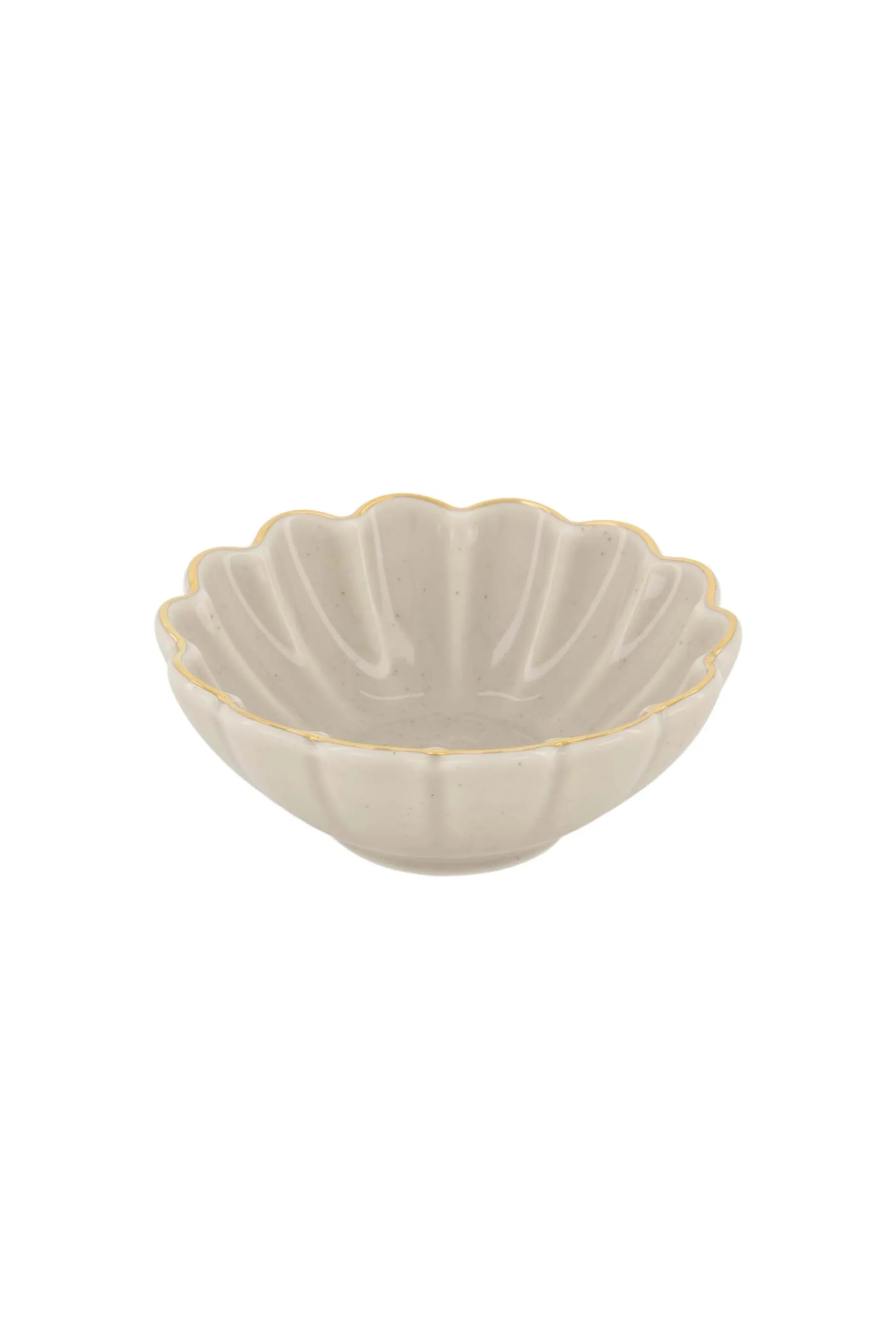 zusss dipschaaltje schulprand beige/goud