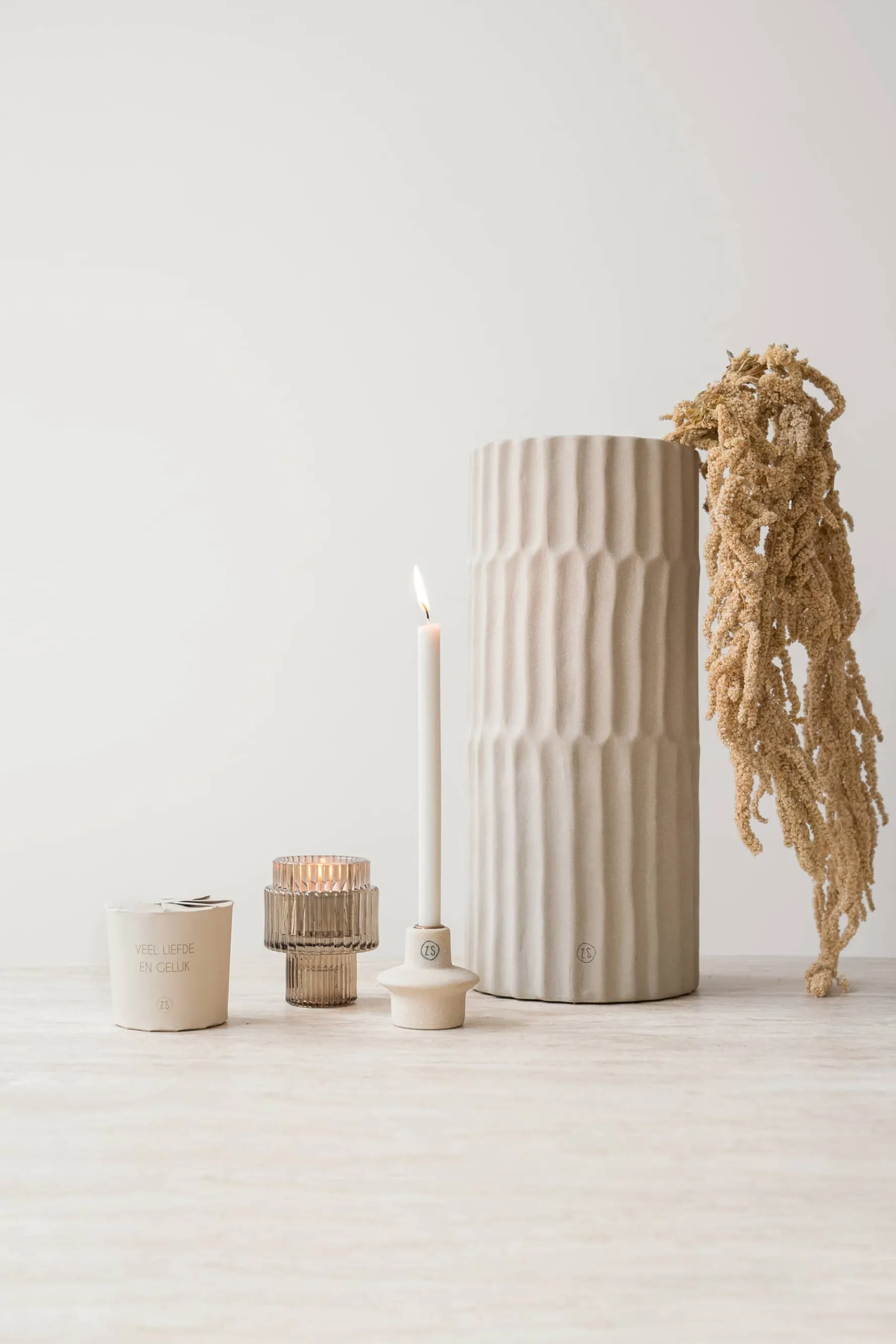 zusss doosje met 10 smalle kaarsjes krijt