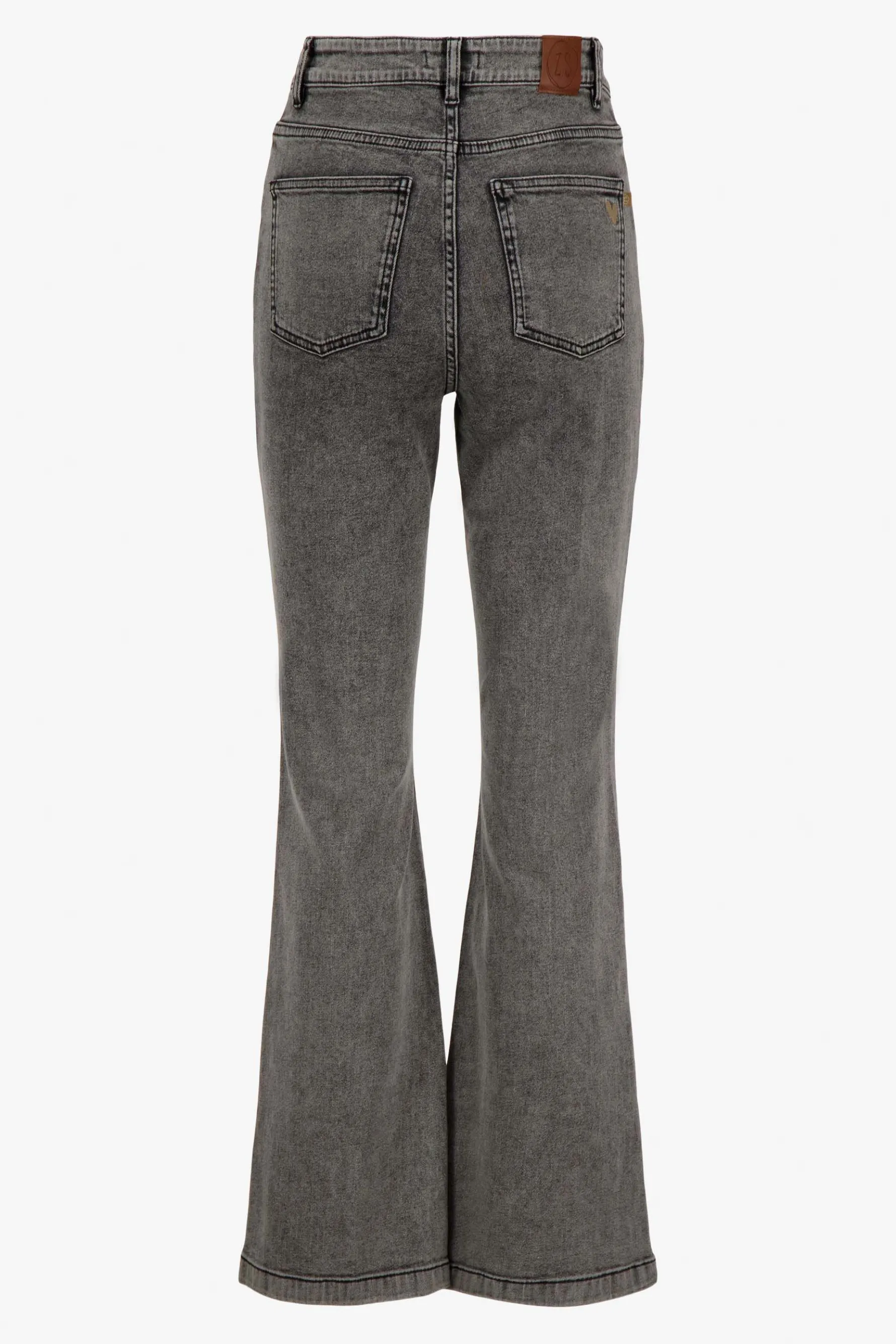 zusss flared jeans grijs