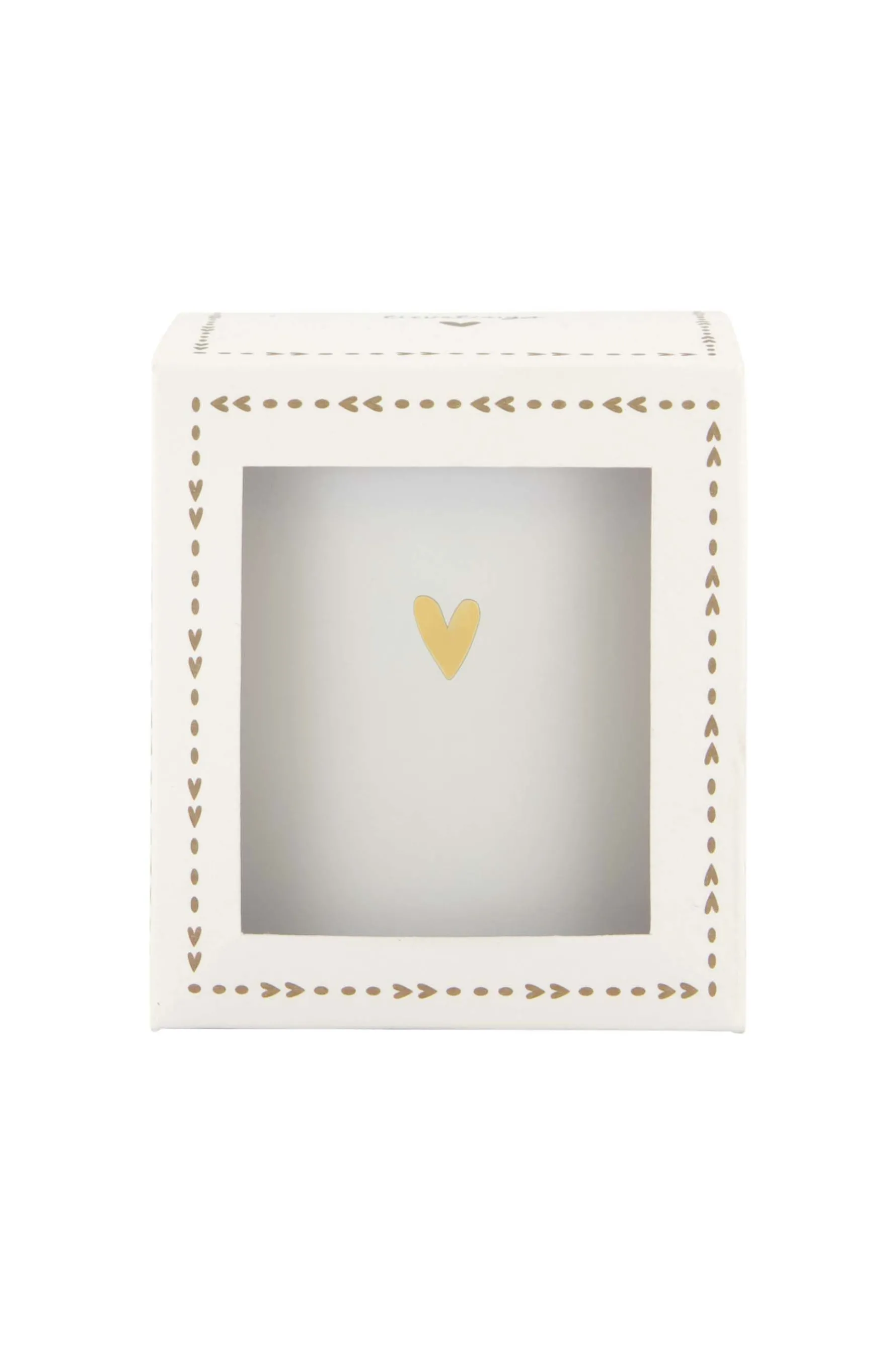 zusss geurkaars in doosje lievelings hartje wit/goud
