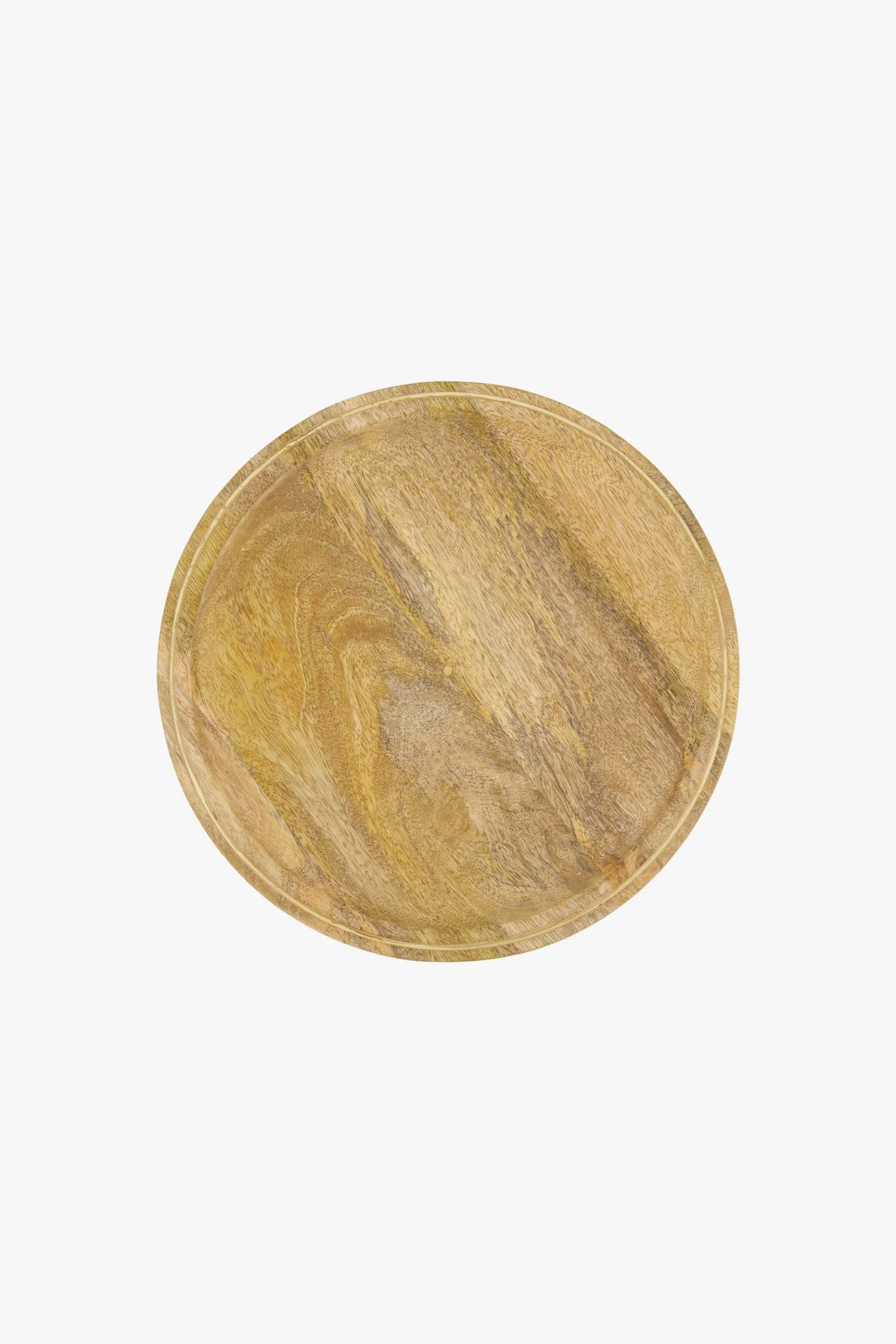 zusss houten stylingbord 30 cm naturel / goud
