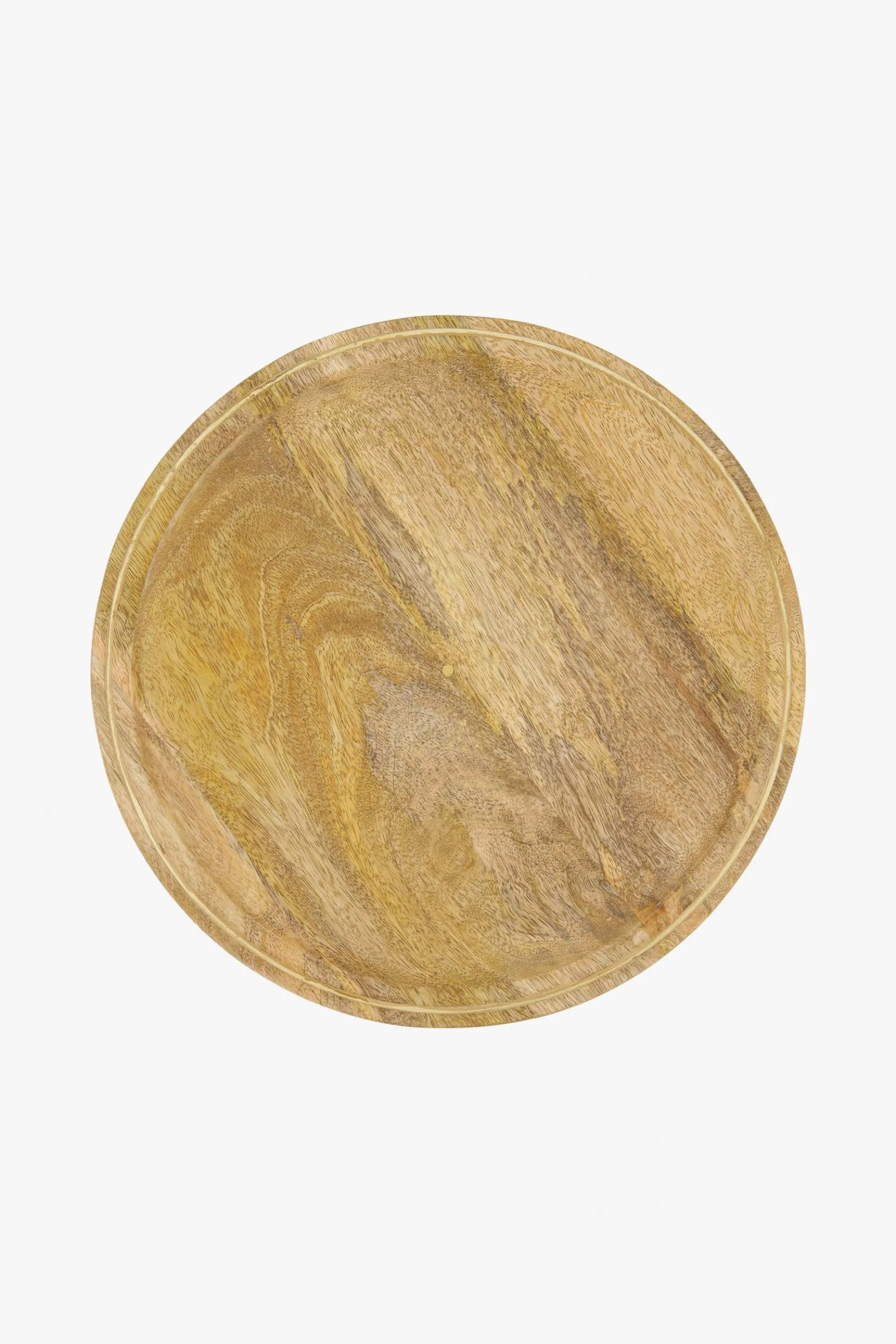 zusss houten stylingbord 40 cm naturel / goud