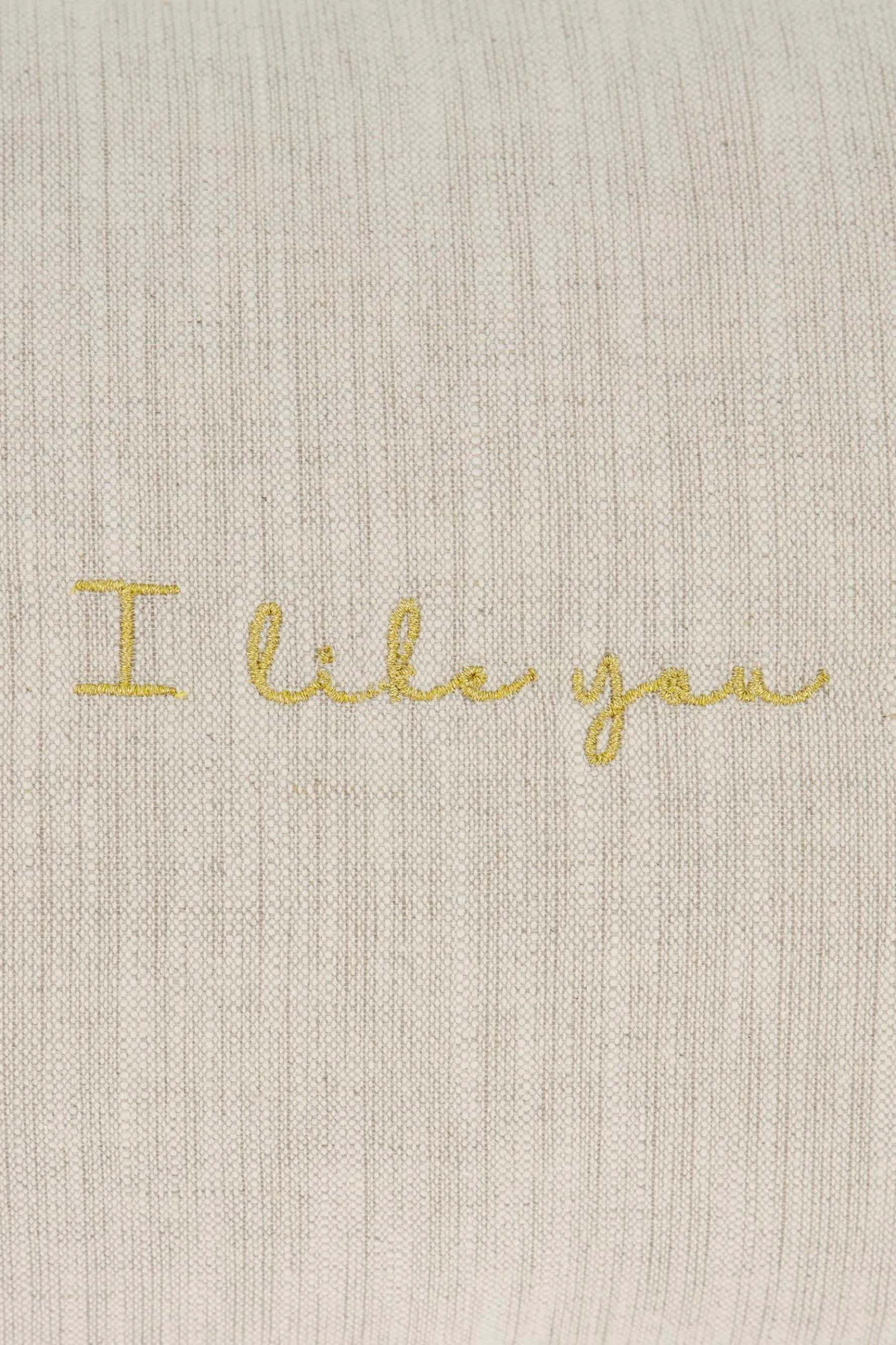 zusss kussen i like you en hartjes 35x25cm peper en zout/goud
