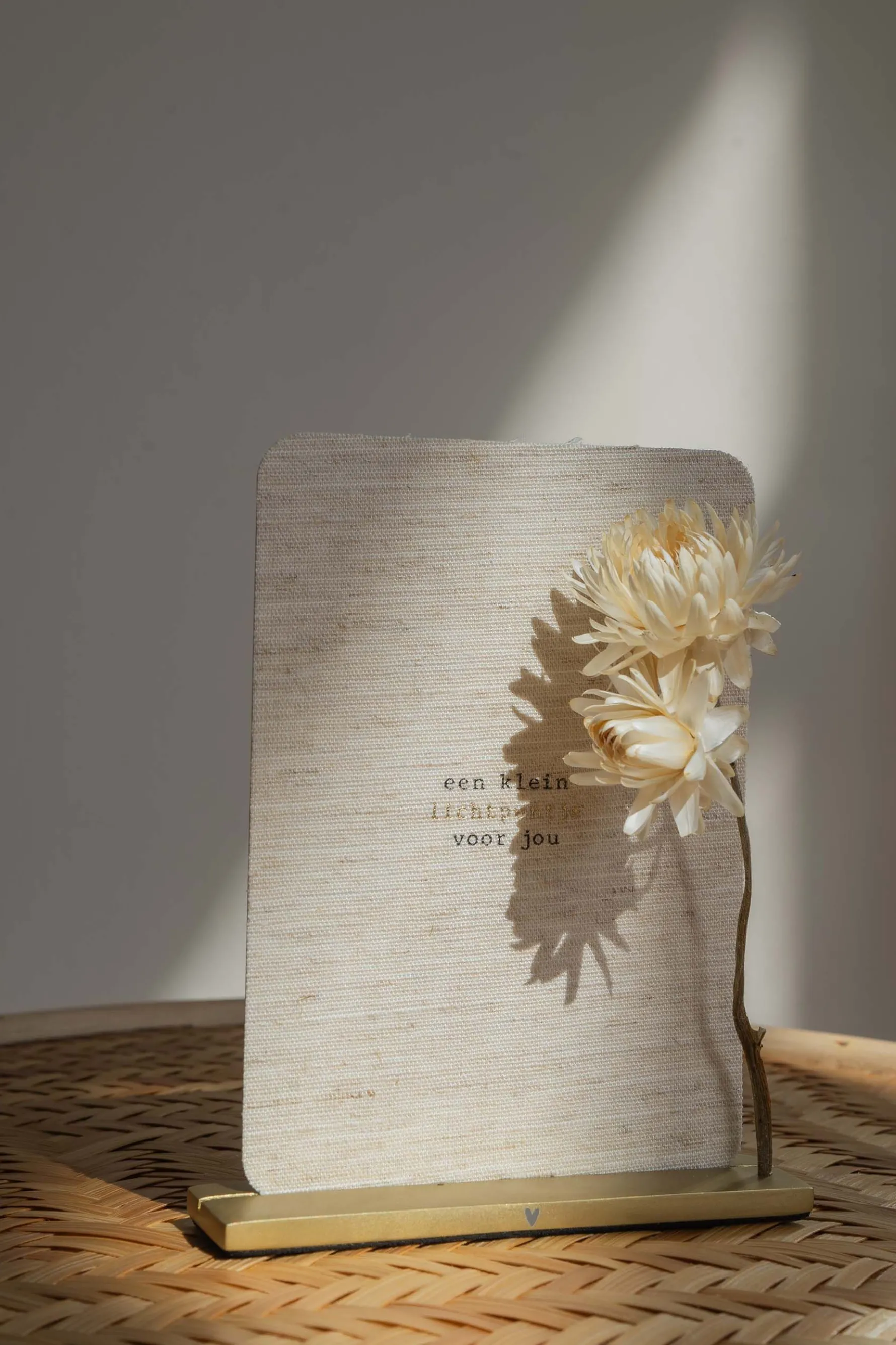 zusss linnen kaart lichtpuntje