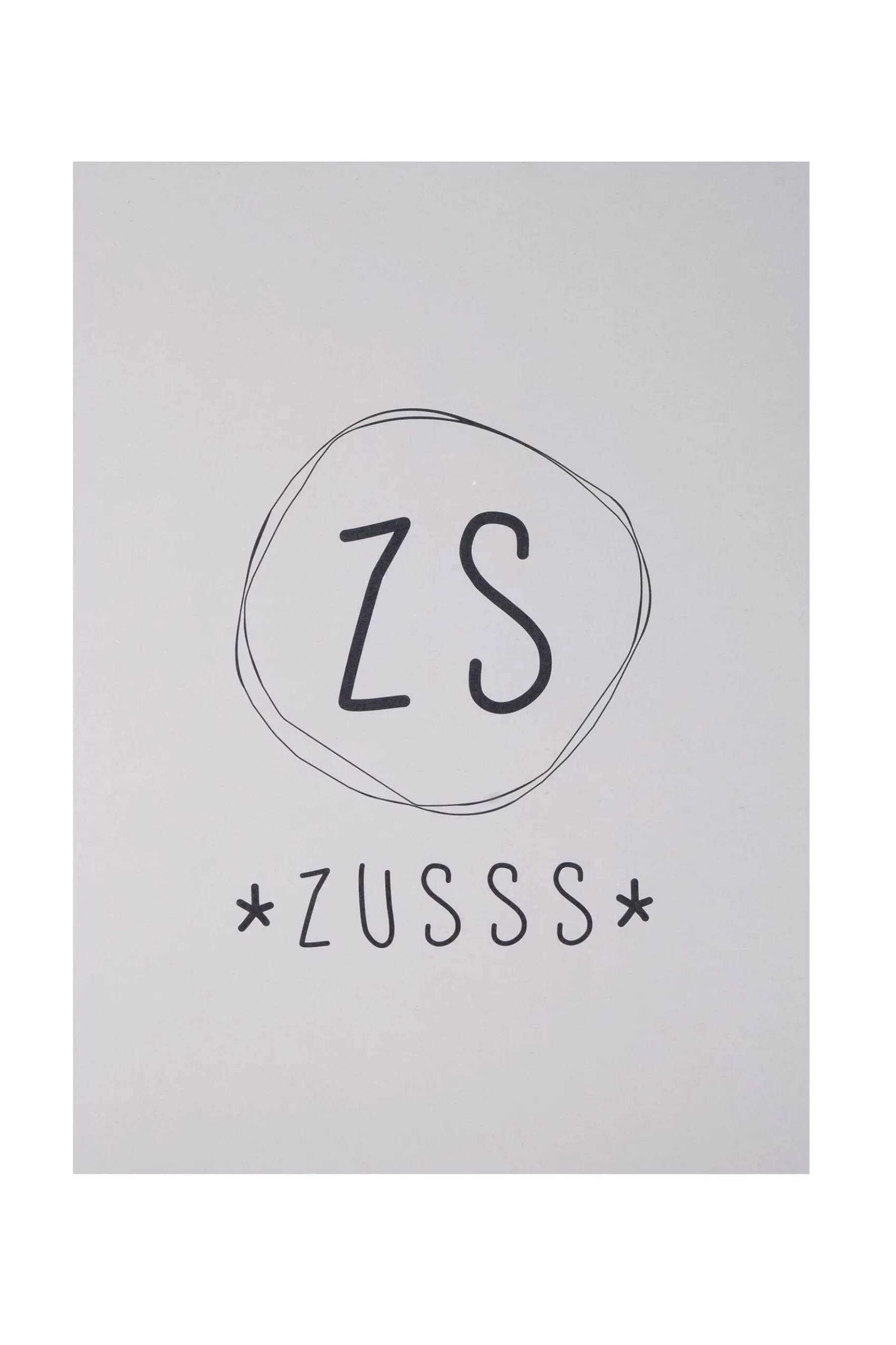 zusss logoposter die glimlach staat je goed