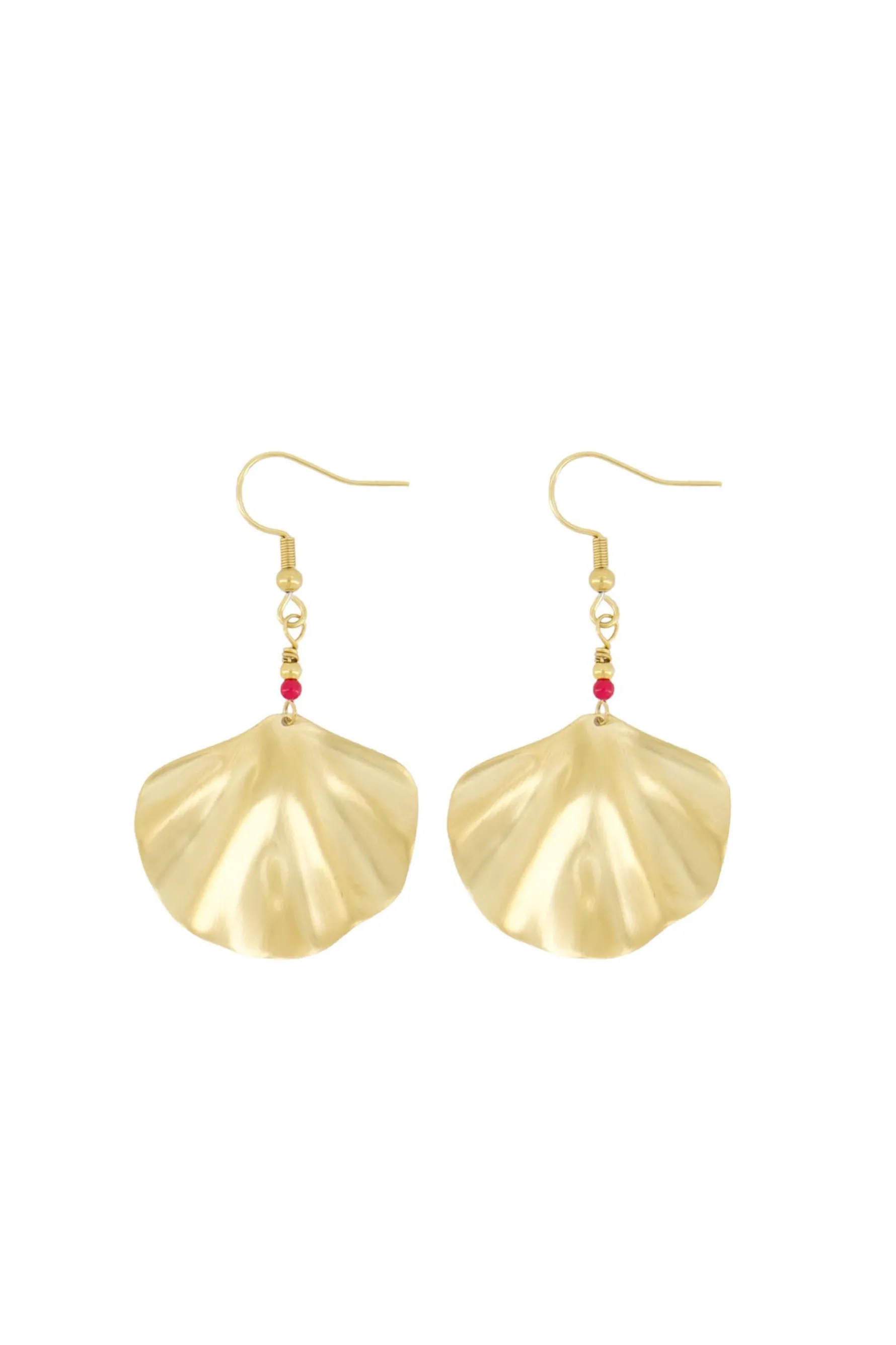 zusss oorhangers ginkgo blad goud