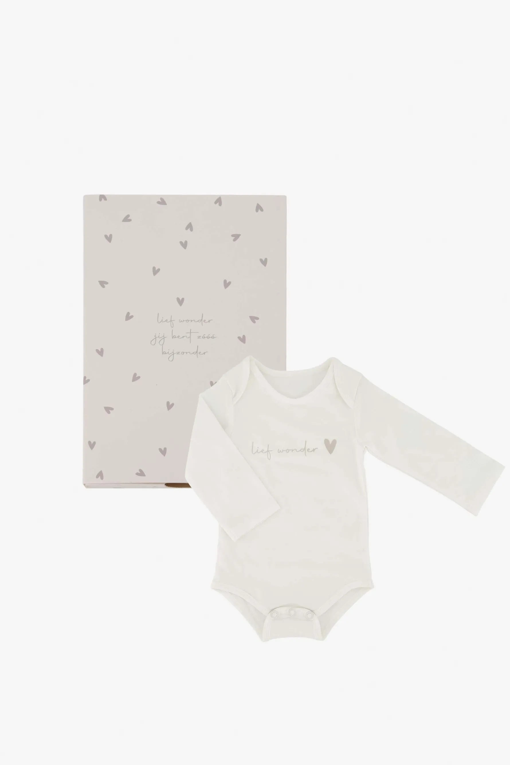 zusss rompertje in gifbox lief wonder wit