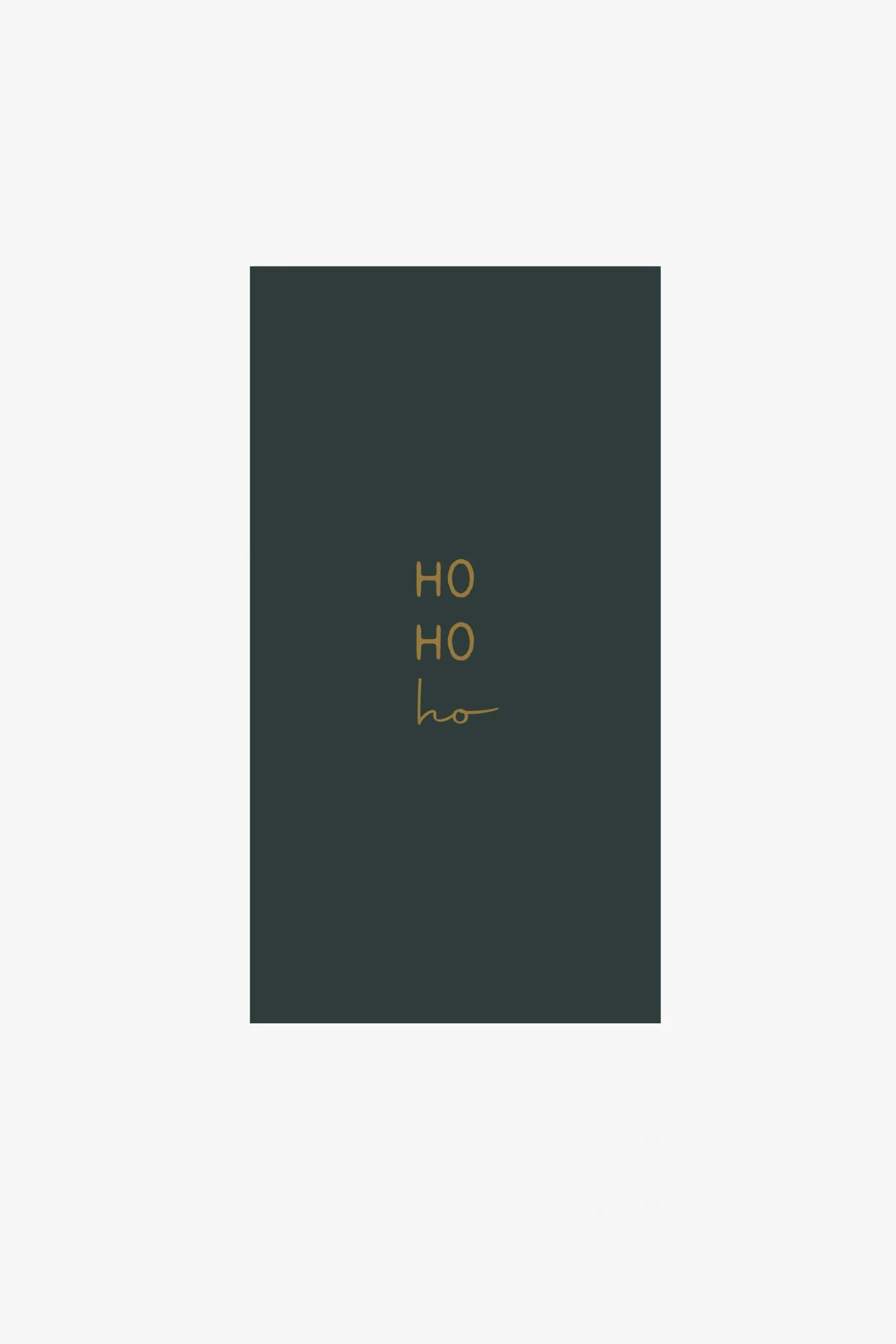 zusss servetten hohoho/ster 11x20cm donkergroen