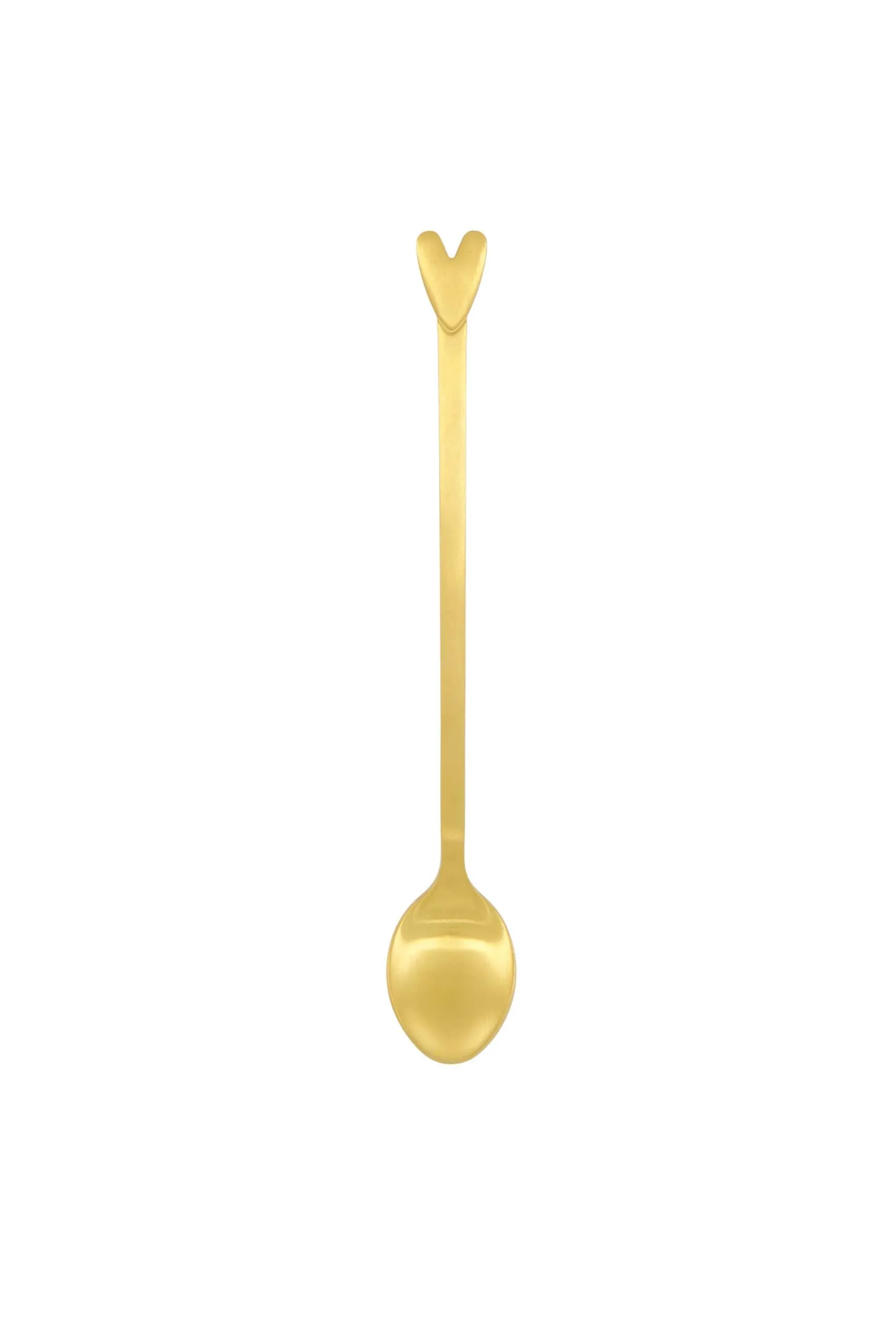 zusss set van 4 lepels hartje goud