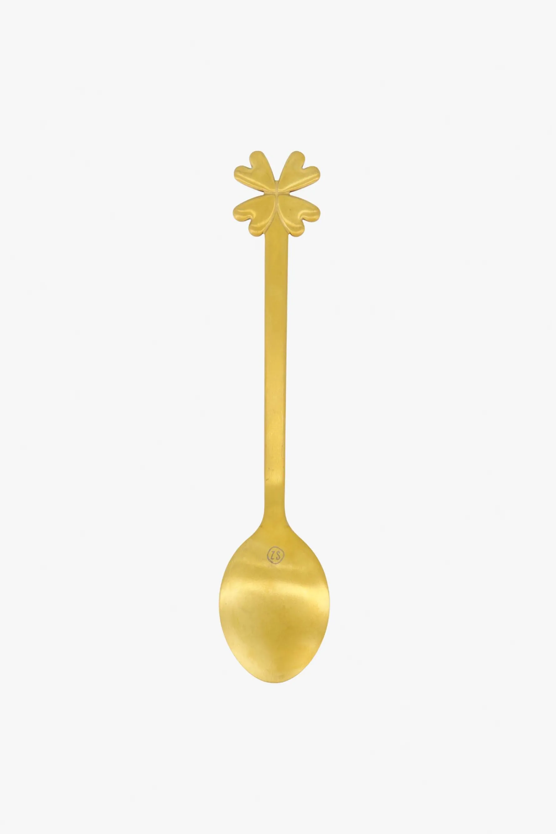 zusss set van 4 lepetjes klavertje goud