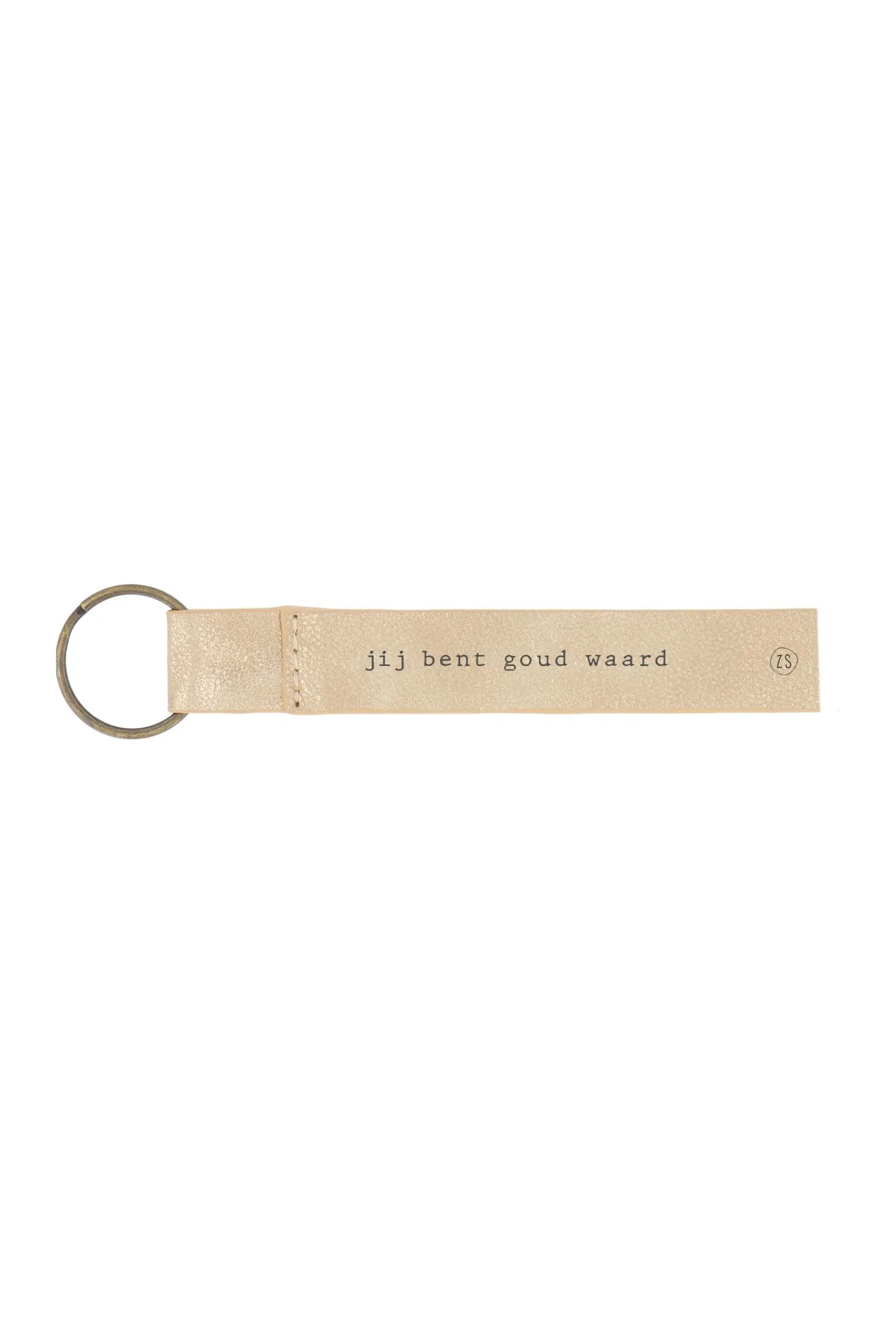 zusss sleutelhanger jij bent goud waard