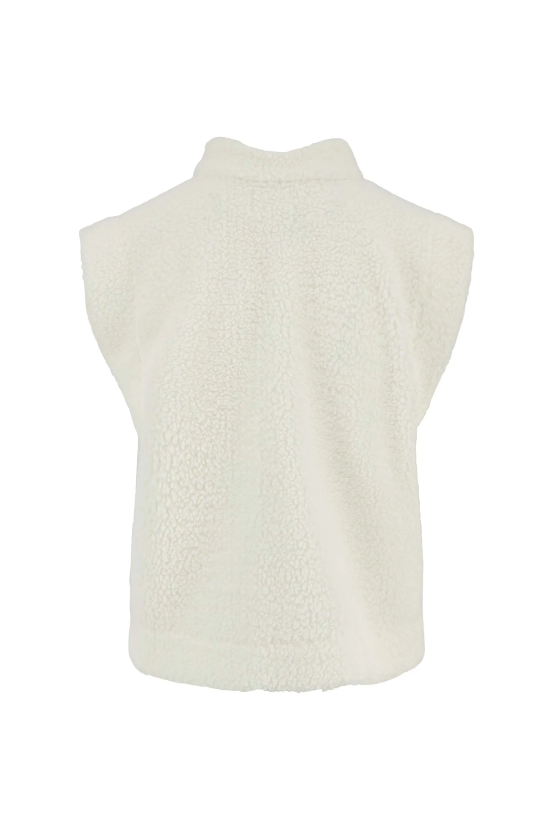 zusss teddy gilet creme
