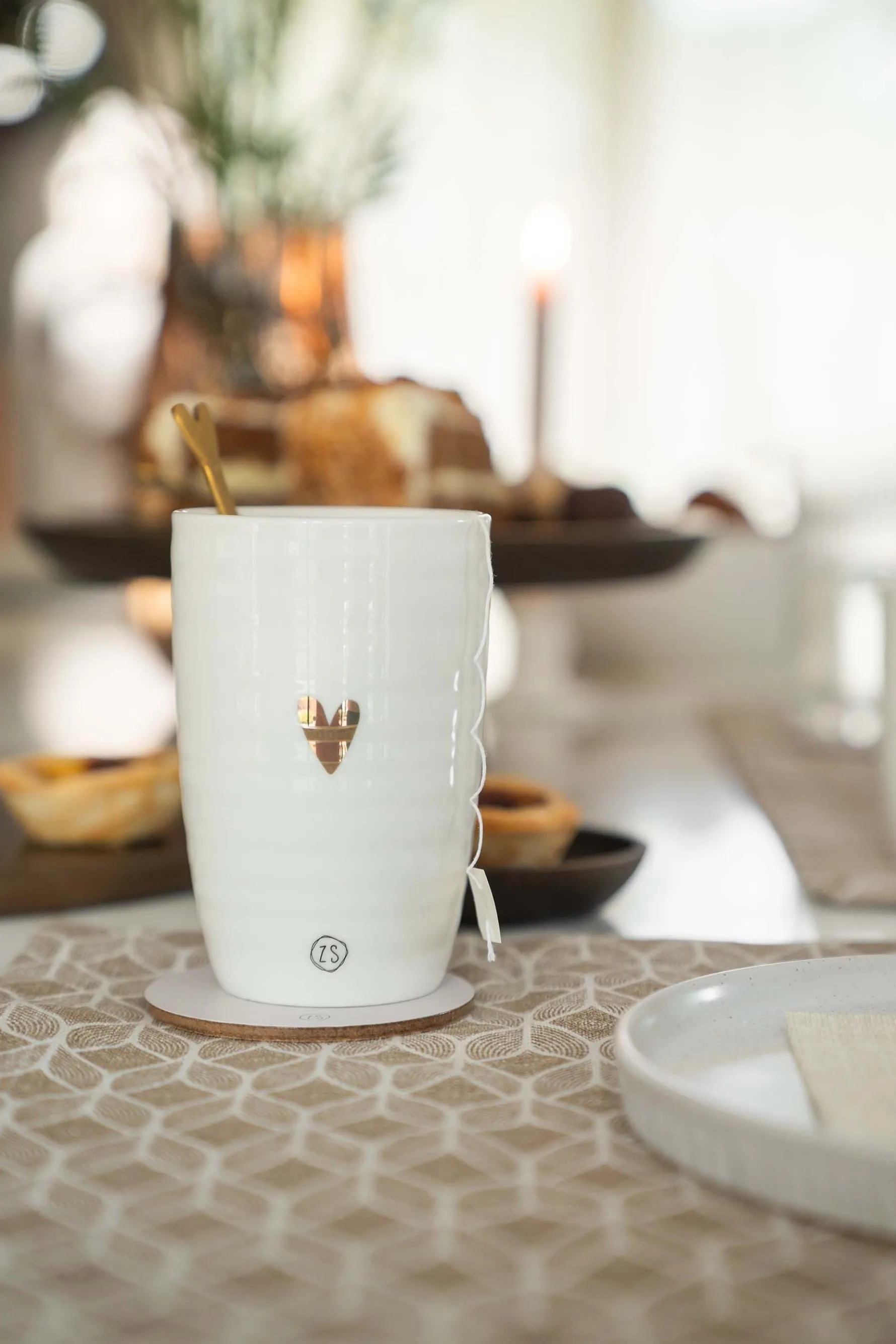 zusss theemok L goud hartje wit