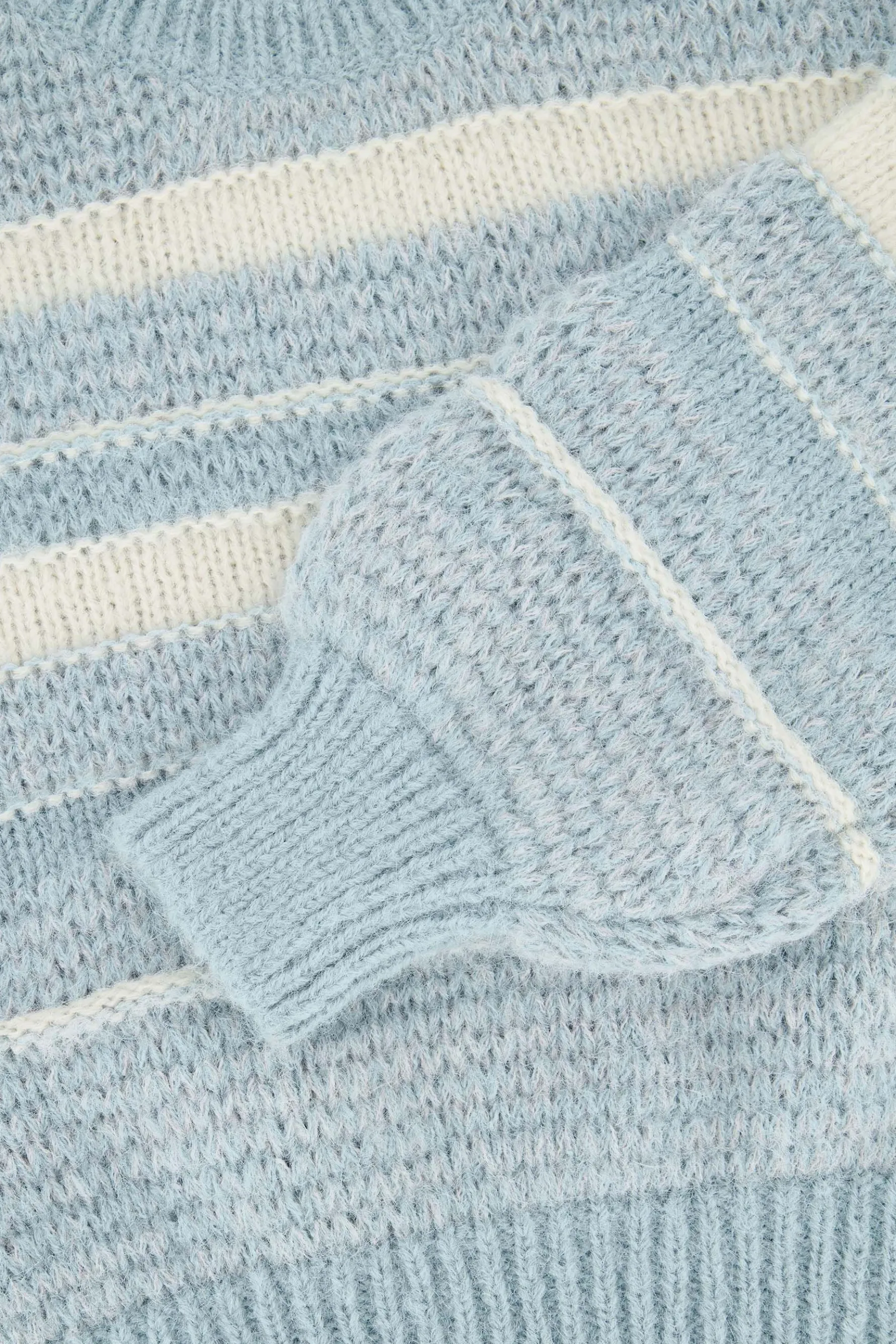 zusss trui met streep lichtblauw