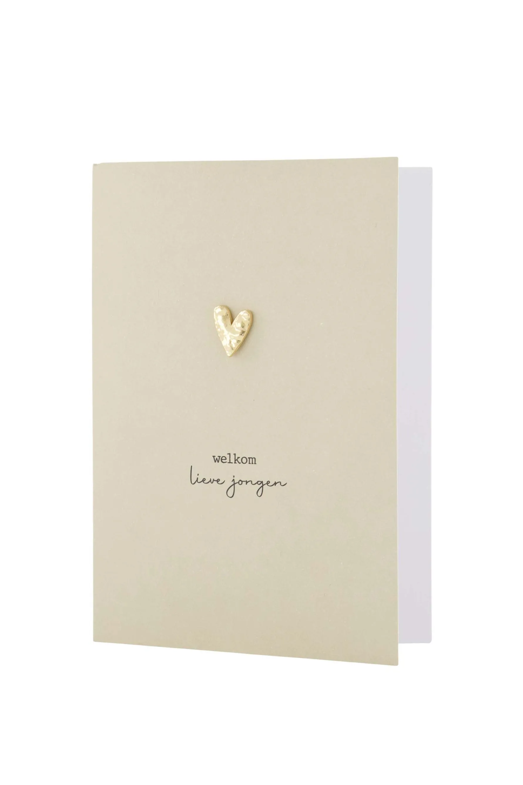 zusss wenskaart met broche welkom lieve jongen